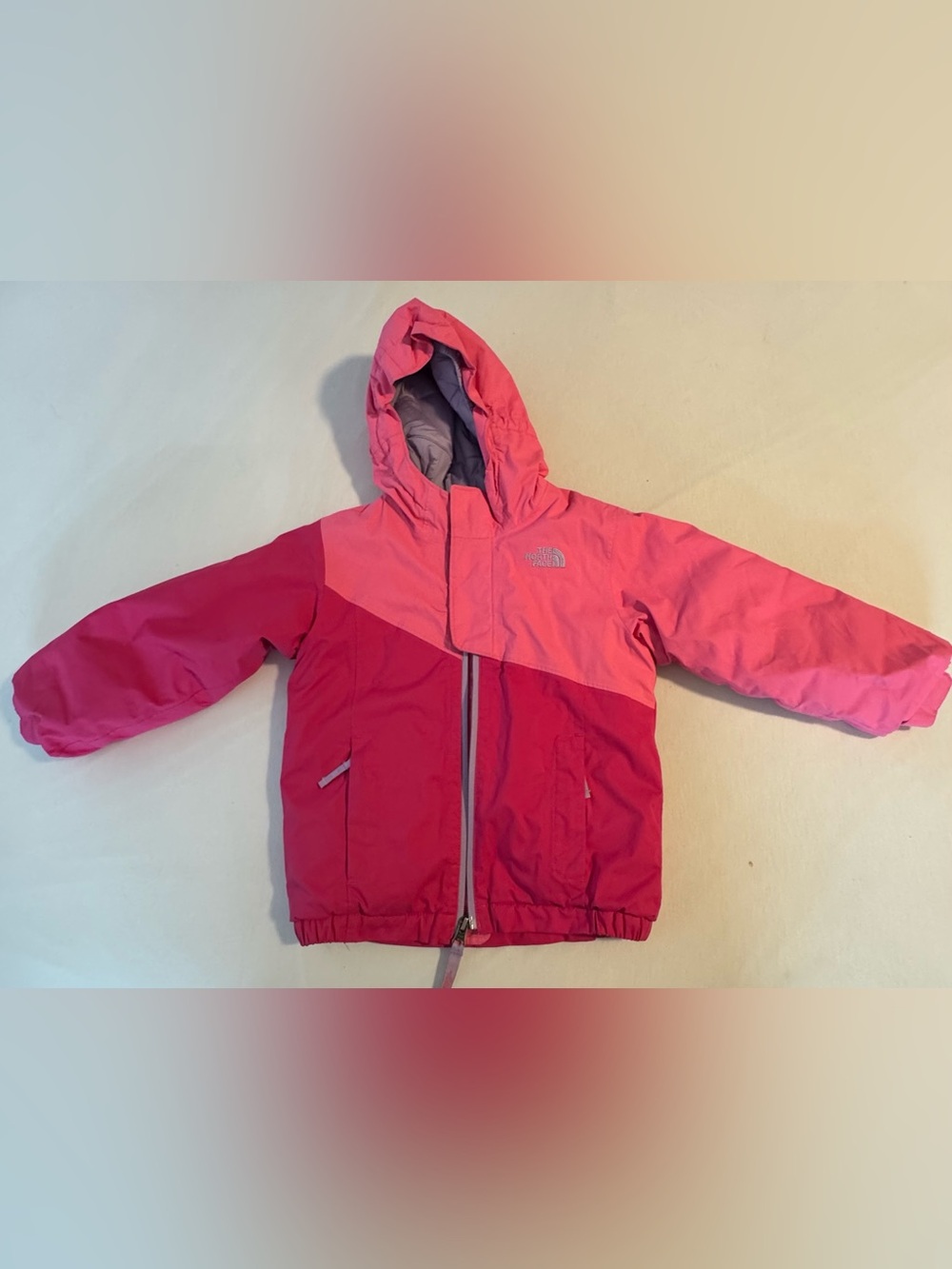 The North Face Toddler Two Toned Hooded Winter/Ski Jacket